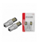 LED AMIO CANBUS 15SMD 2835 7,5W 1156 (P21W) White 12V/24V, komplet 2szt. LX01293