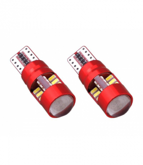 LED Amio Canbus 27 x SMD 3014, T10e (W5W), white, 12V/24V, komplet 2szt. LX01446