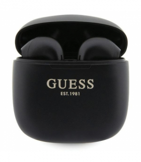 Słuchawki bluetooth TWS + stacja dokująca GUTWST26PSK czarne Classic EST Logo TFO Guess GSM176565