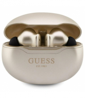 Słuchawki bluetooth TWS + stacja dokująca GUTWST50ED złota Classic EST TFO Guess GSM176568