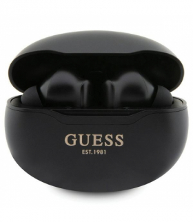Słuchawki bluetooth TWS + stacja dokująca GUTWST50EK czarna Classic EST TFO Guess GSM176569