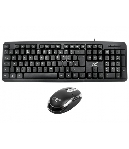 Zestaw komputerowy LTC, myszka + klawiatura LXKM204