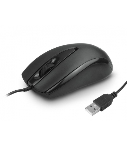 Mysz komputerowa LTC, przewodowa, czarna. LTC LXM205