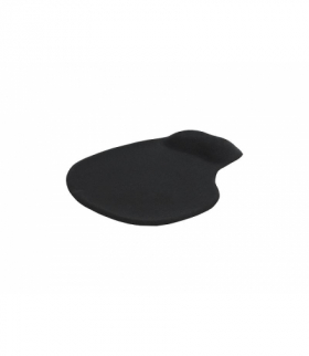 Podkładka silikonowa pod mysz komputerową, z poduszką, 230x190x3mm, Czarna LTC LXMP200
