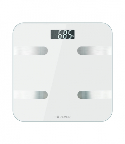 Forever waga analityczna Bluetooth AS-100 biała GSM036127