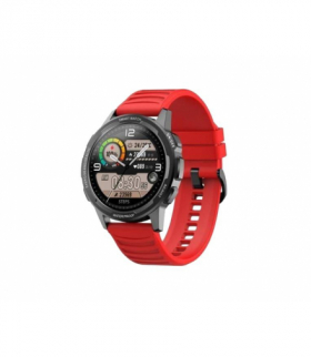 Zegarek sportowy Smartwatch SENBONO metalowa koperta X28 pomiar SpO2 RED LXX28/R