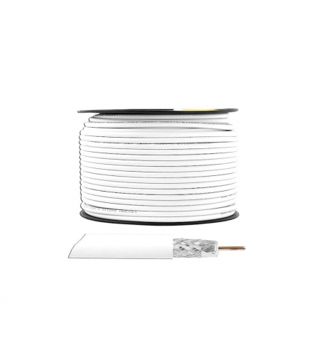 Kabel koncentryczny 1.16Cu 4.8PFE 128x0,12AL 100m rolka Telforceone RTV0400001