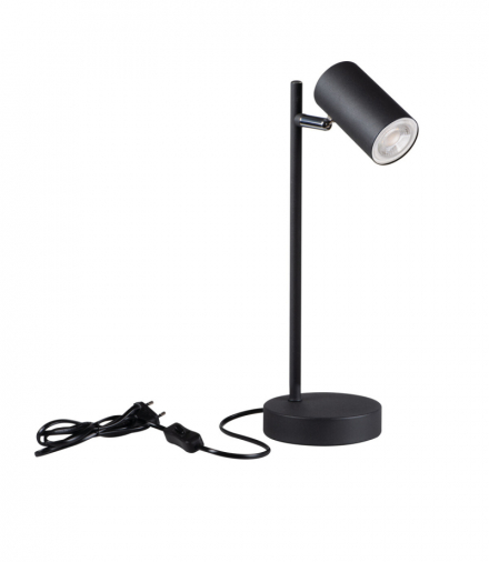Lampa stołowa EVALO TL GU10 B-SR Czarna Kanlux 35786
