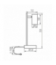 Lampa stołowa EVALO TL GU10 B-SR Czarna Kanlux 35786