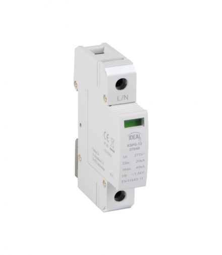 Ogranicznik przepięć C KSPD-T2 275/40 1P Kanlux 36310