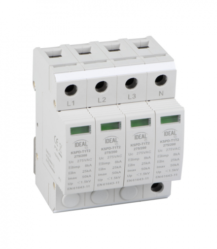 Ogranicznik przepięć B+C KSPD-T1T2 275/200 3PN Kanlux 36316