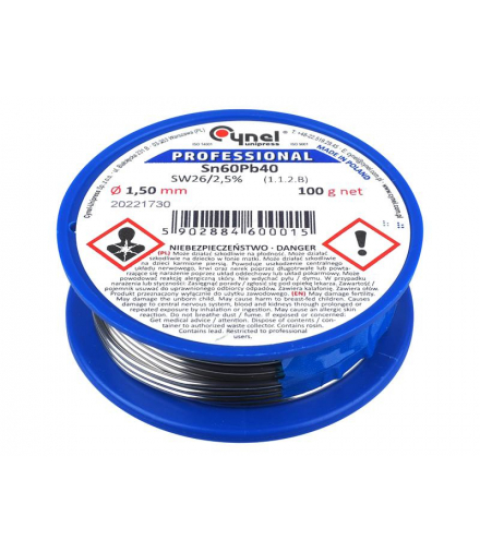 Cyna 1.50/100g/spoiwo LC60-FSW26. Cynel LX924