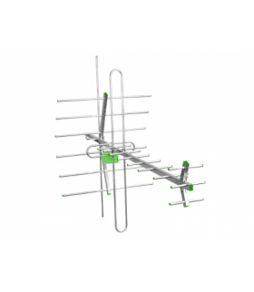Antena DVB-T TURBO TV-MUX8 COMBO VHF/UHF polaryzacja pionowa (V) + symetryzator. LXDVBT30