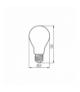 Źródło światła, żarówka LED XLED E27 EX A60 4W-WW Ciepła Kanlux 36243