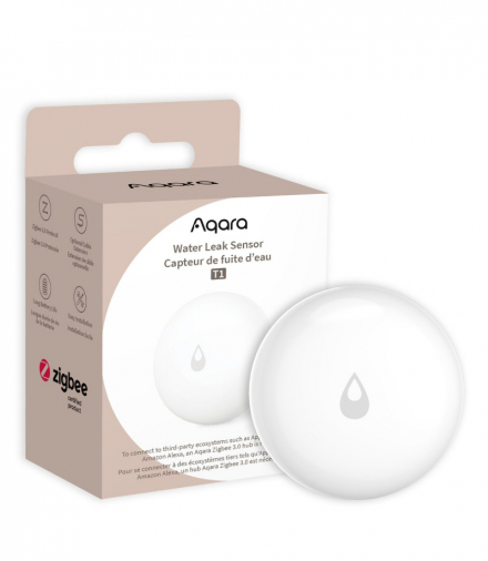 Aqara Water Leak Sensor T1 Czujnik zalania wodą Biały AQARA WL-S02D