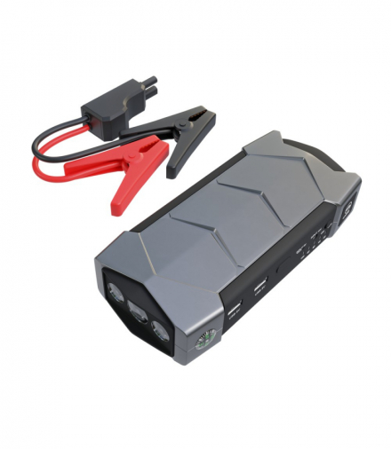 Extralink Jump Max7 Jump Starter 10000 mAh Powerbank rozruchowy do odpalania samochodu 3x LED, latarka, kompas, młotek EXTRALINK JUMP MAX7