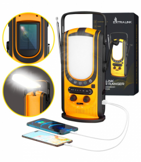 Extralink Power Ranger EPS-6000 Powerbank 6000mAh, Radio FM, Lampka LED, Dynamo, Panel solarny EXTRALINK EX.31254