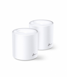 TP-Link Deco X20 2-Pack Router WiFi Mesh, AX1800, Dual Band, OFDMA, MU-MIMO, 2x RJ45 1000Mb/s TP-LINK TL-DECO X20 2-PACK