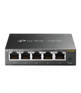 TP-Link TL-SG105E Switch 5x RJ45 1000Mb/s, Desktop, Niezarządzalny TP-LINK TL-SG105E