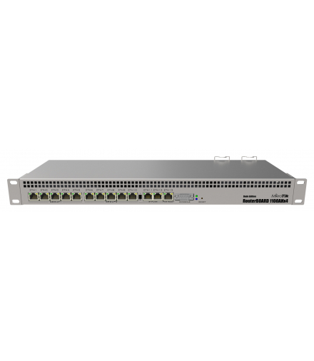 MikroTik RB1100AHx4 Router 13x RJ45 1000Mb/s, 1x microSD, 2x SATA 3, 2x M.2 MIKROTIK RB1100X4