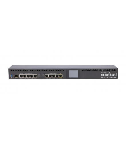 MikroTik RB3011UIAS-RM Router 10x RJ45 1000Mb/s, 1x SFP, 1x USB MIKROTIK RB3011UIAS-RM