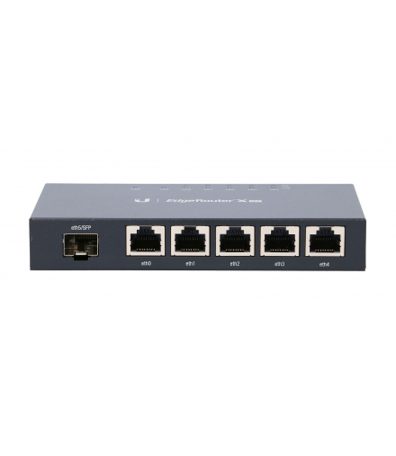 Ubiquiti ER-X-SFP Router EdgeMAX EdgeRouter, 5x RJ45 1000Mb/s PoE, 1x SFP UBIQUITI ER-X-SFP-EU