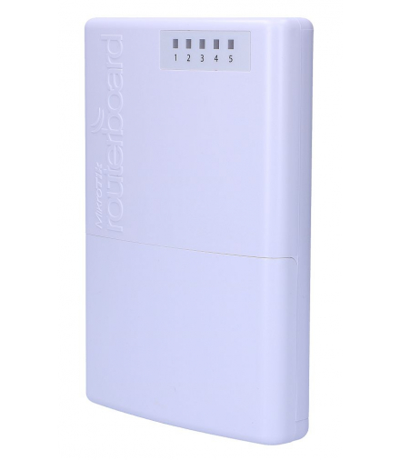 MikroTik PowerBox Router RB750P-PBr2, 5x RJ45 100Mb/s, zewnętrzny, wodoodporny MIKROTIK RB750P-PBR2