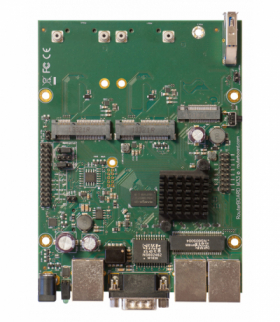 MikroTik RBM33G Router 3x RJ45 1000Mb/s, 2x miniPCI-e, 1x USB, 1x microSD, 1x M.2 MIKROTIK RBM33G