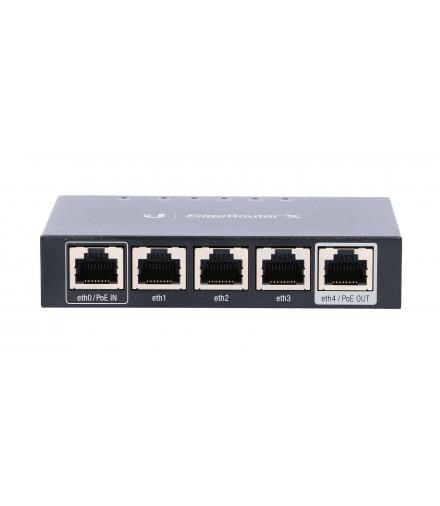 Ubiquiti ER-X Router EdgeMAX EdgeRouter, 5x RJ45 1000Mb/s, 1x PoE Passthrough UBIQUITI ER-X-EU