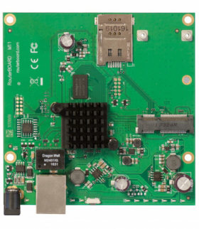 MikroTik RBM11G Router 1x RJ45 1000Mb/s, 1x miniPCI-e, 1x SIM MIKROTIK RBM11G