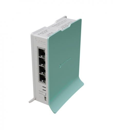 MikroTik hAP ax lite Router Wi-Fi L41G-2axD, Wi-Fi6 AX600, 4x RJ45 1000Mb/s RouterOS L4 MIKROTIK L41G-2AXD