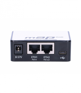 MikroTik mAP Router WiFi RBmAP2n, 2,4GHz, 2x RJ45 100Mb/s, 1x microUSB MIKROTIK RBMAP2ND