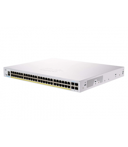 Cisco CBS250-48PP-4G Switch 48x RJ45 1000Mb/s PoE, 4x SFP, Rack, 195W CISCO CBS250-48PP-4G-EU