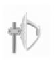 Ubiquiti AF60-LR Radiolinia AirFiber Long Range, 60GHz, 1x RJ45 1000Mb/s, 43dBi, GPS UBIQUITI AF60-LR-EU