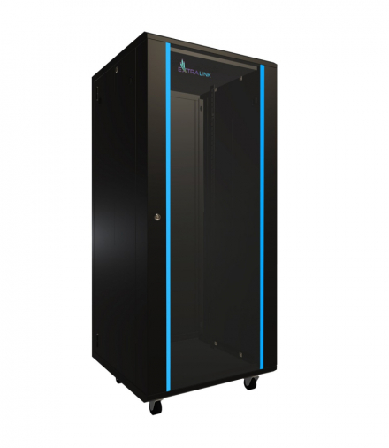 Extralink 27U 600x600 Czarna Szafa rack stojąca EXTRALINK EX.14749