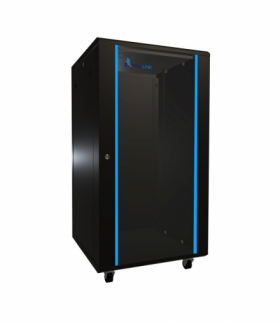 Extralink 22U 600x600 Czarna Szafa rack stojąca EXTRALINK EX.14381