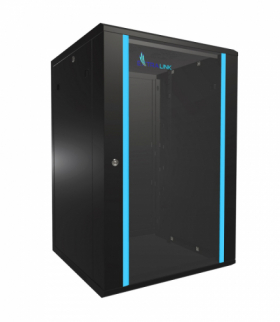 Extralink 18U 600x600 Czarna Szafa rack montowana na ścianie EXTRALINK EX.16880