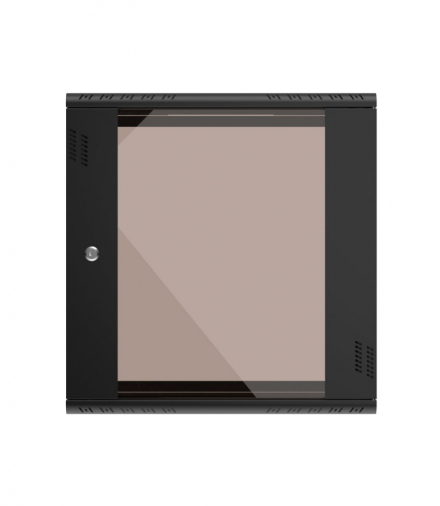 Extralink Premium 12U 600x450 Czarna Szafa rack beznarzędziowy montaż, montowana na ścianie EXTRALINK EX.39342