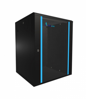 Extralink 15U 600x600 Czarna Szafa rack montowana na ścianie EXTRALINK EX.14343
