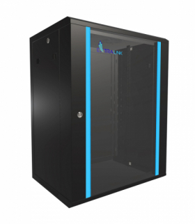 Extralink 15U 600x450 Czarna Szafa rack montowana na ścianie EXTRALINK EX.14329