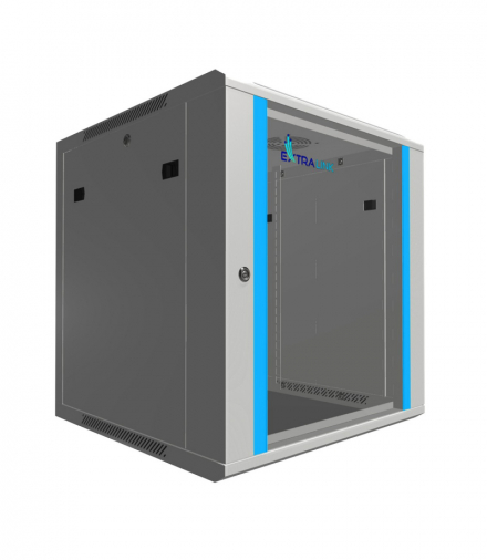 Extralink 12U 600x600 Szara Szafa rack montowana na ścianie EXTRALINK EX.8604