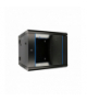 Extralink 6U 600x600 AZH Czarna Szafa rack montowana na ścianie, dwusekcyjna EXTRALINK EX.12929