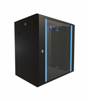 Extralink 12U 600x450 Czarna Szafa rack montowana na ścianie EXTRALINK EX.7263