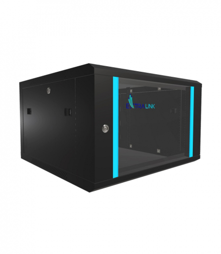 Extralink 6U 600x600 Czarna Szafa rack montowana na ścianie EXTRALINK EX.7232