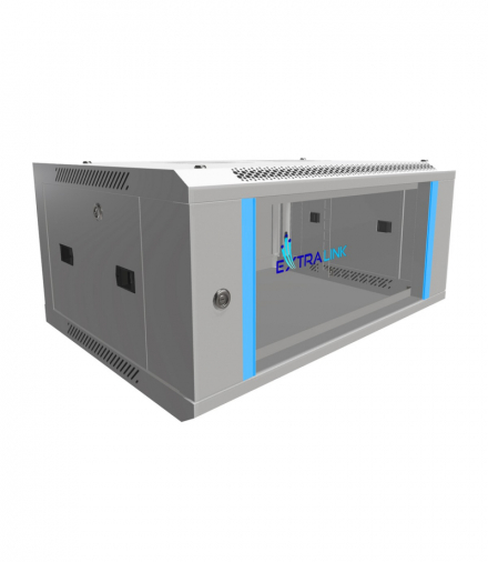Extralink 4U 600x450 Szara Szafa rack montowana na ścianie EXTRALINK EX.8536