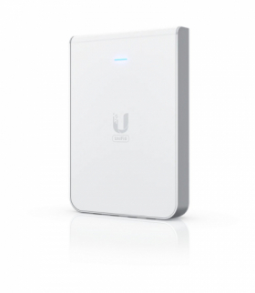 Ubiquiti U6-IW Punkt dostępowy UniFi6 In-Wall, WiFi 6 Dual Band, 1x GbE PoE In, 4x GbE PoE Out UBIQUITI U6-IW