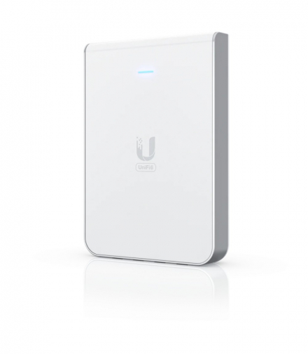 Ubiquiti U6-IW Punkt dostępowy UniFi6 In-Wall, WiFi 6 Dual Band, 1x GbE PoE In, 4x GbE PoE Out UBIQUITI U6-IW