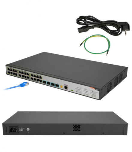 Fiberhome S4820-28T-X-PE-AC Switch 24x RJ45 1000Mb/s PoE, 4x SFP+ FIBERHOME S4820-28T-X-PE-AC