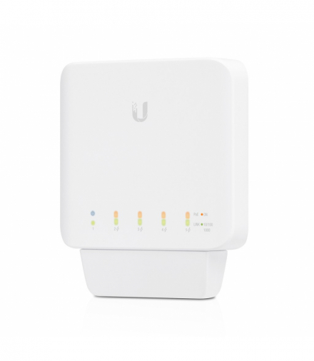 Ubiquiti USW-FLEX-3 Switch UniFi, 5x RJ45 1000Mb/s, 1x PoE In, 4x PoE Out, 46W, 3-pack UBIQUITI USW-FLEX-3