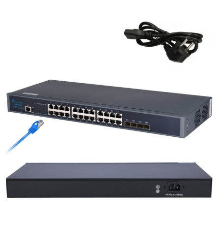 Extralink Chiron Switch 24x RJ45 1000Mb/s, 4x SFP+, L3, zarządzalny EXTRALINK EX.19720